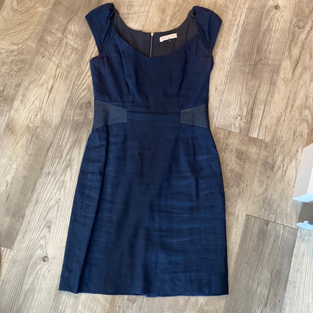 Rebecca Taylor navy blue dress